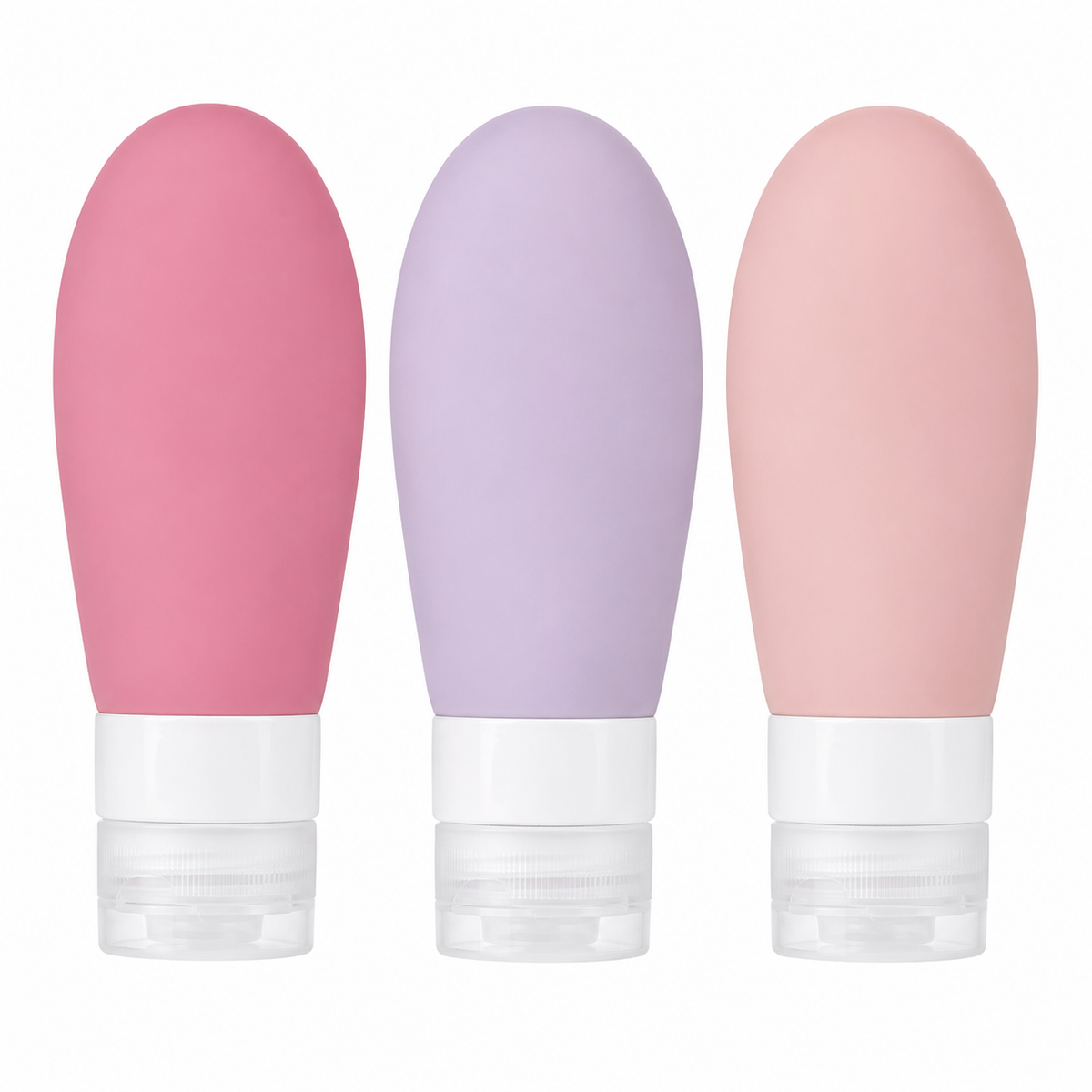 3-Piece Squeezable Travel Bottle Set