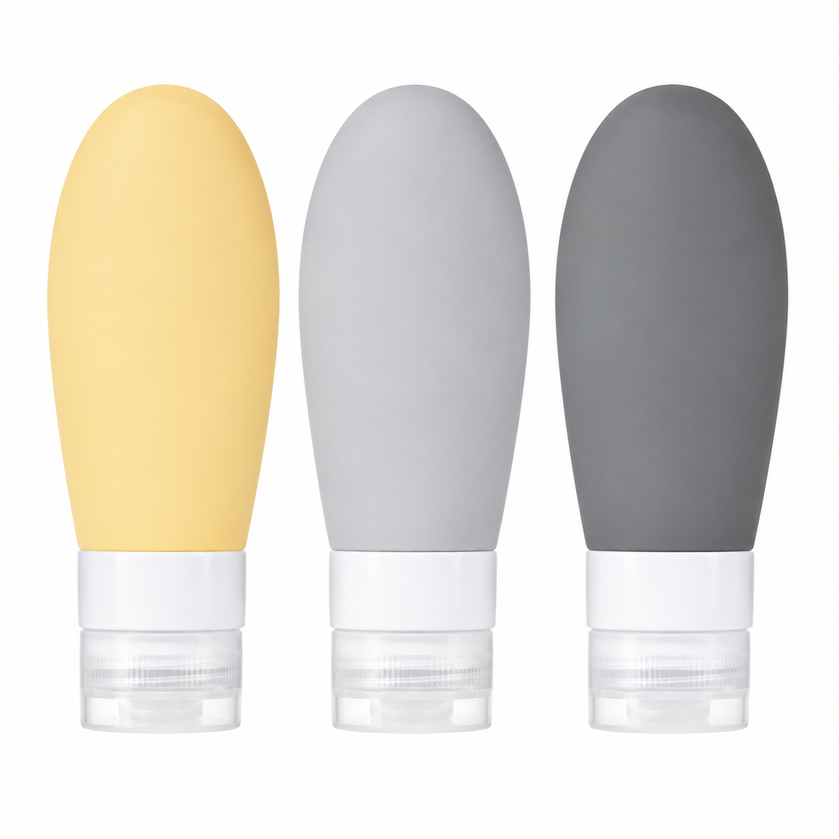3-Piece Squeezable Travel Bottle Set